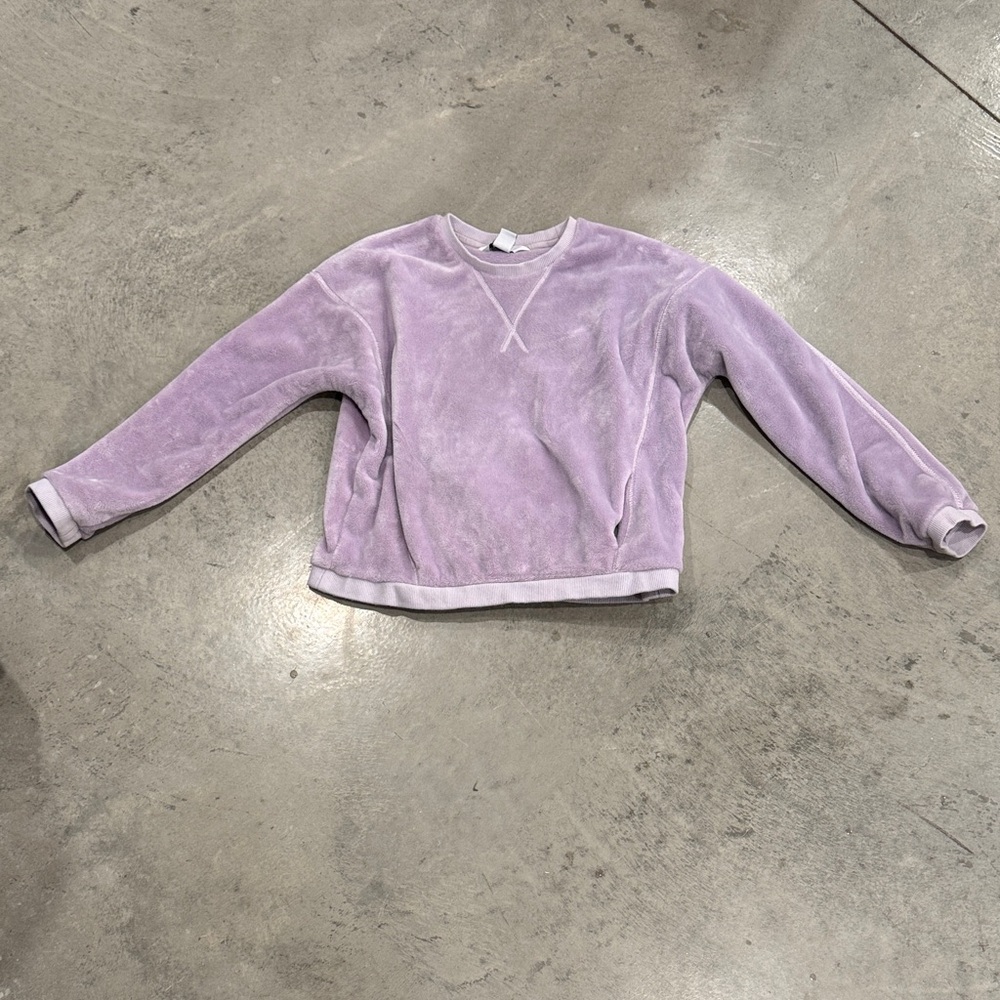 Athleta Girl Lavender Crewneck Sweatshirt